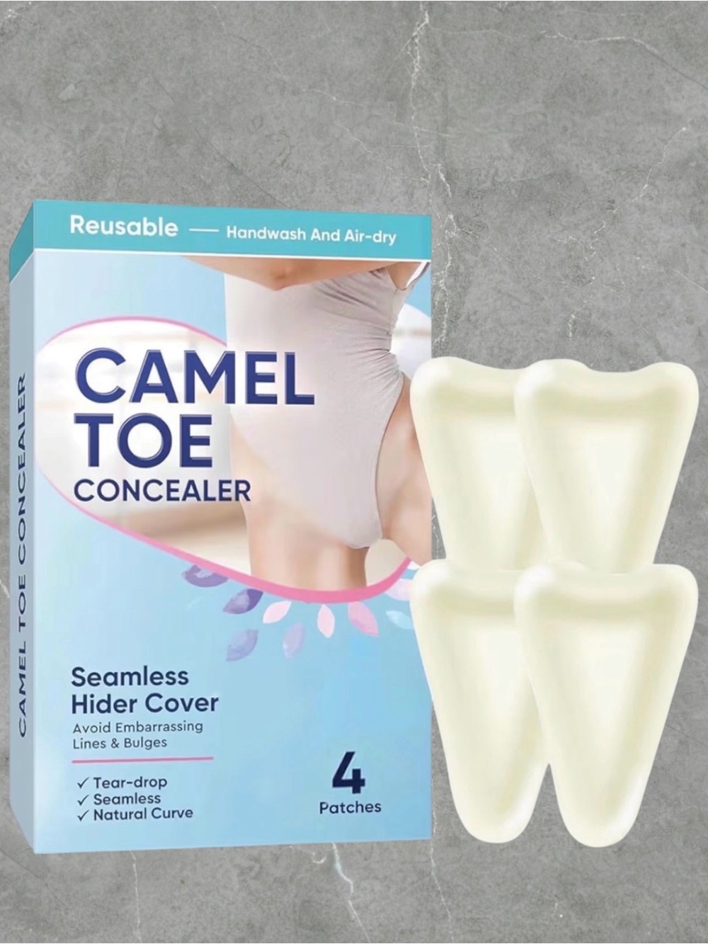 2 for $30 🆕 Camel Toe Concealer Seamless Hider Cover (4 Patches)